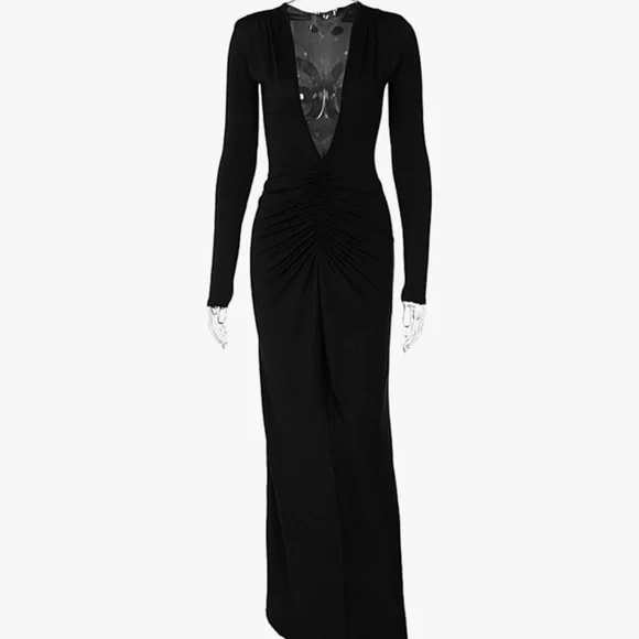 Chic Nation Black Long Sleeve Dress - Picture 2 of 3